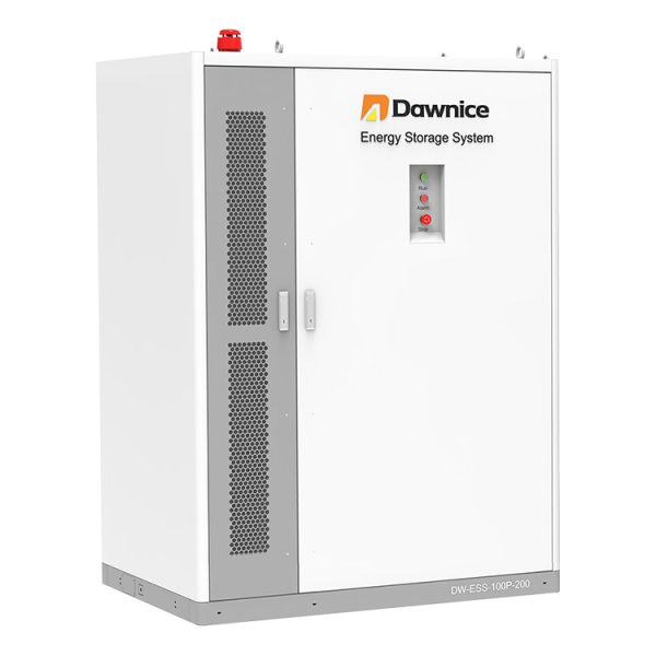 Dawnice 200kWh ESS Cabinet Batteries Pack 200kw Commercial BESS Solar Energy Battery Storage Systems